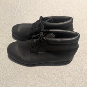 Timberland Men's Black Leather Boots Size 14 No Steel Toe